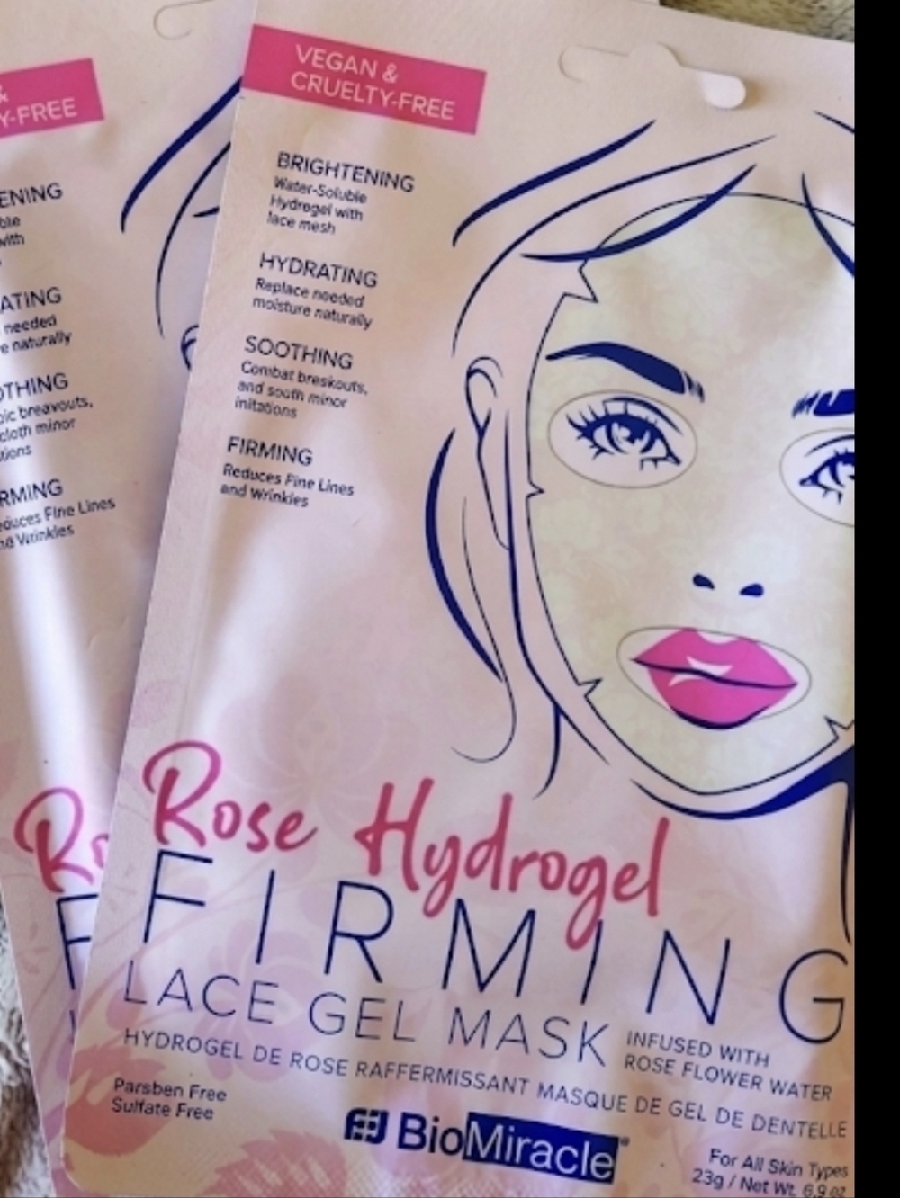 Rose LACE Firming Masque (Set Of 2)